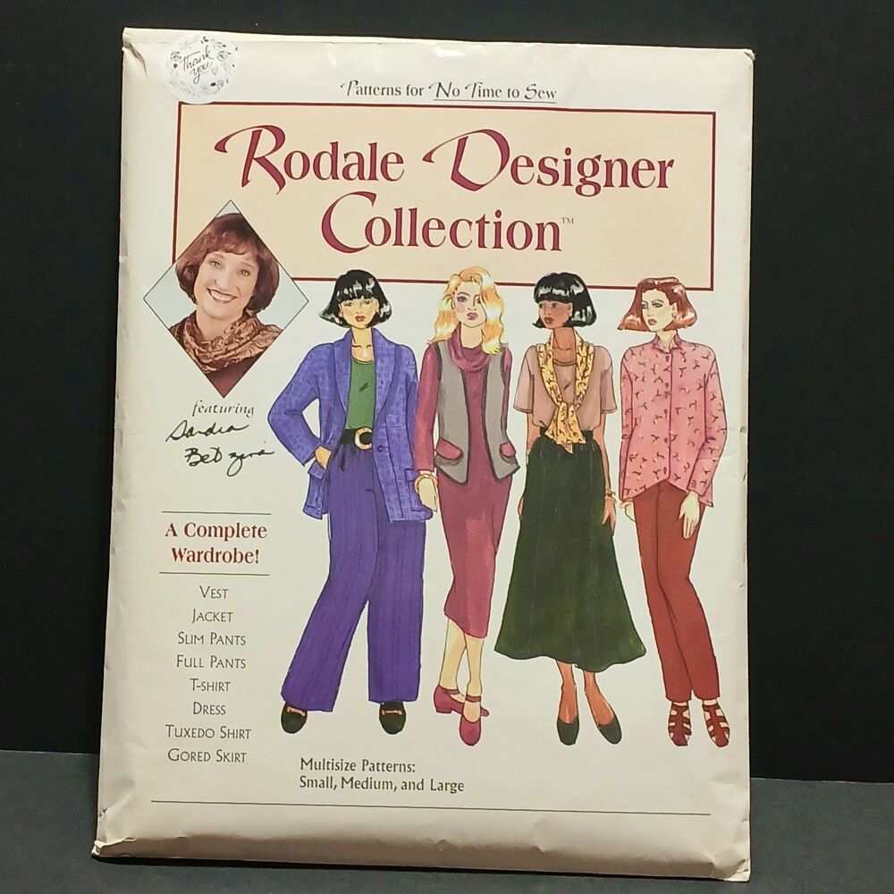 Vtg Rodale Designer Collection 1997 New-Uncut, A Complete Wardrobe! Multi-sizes